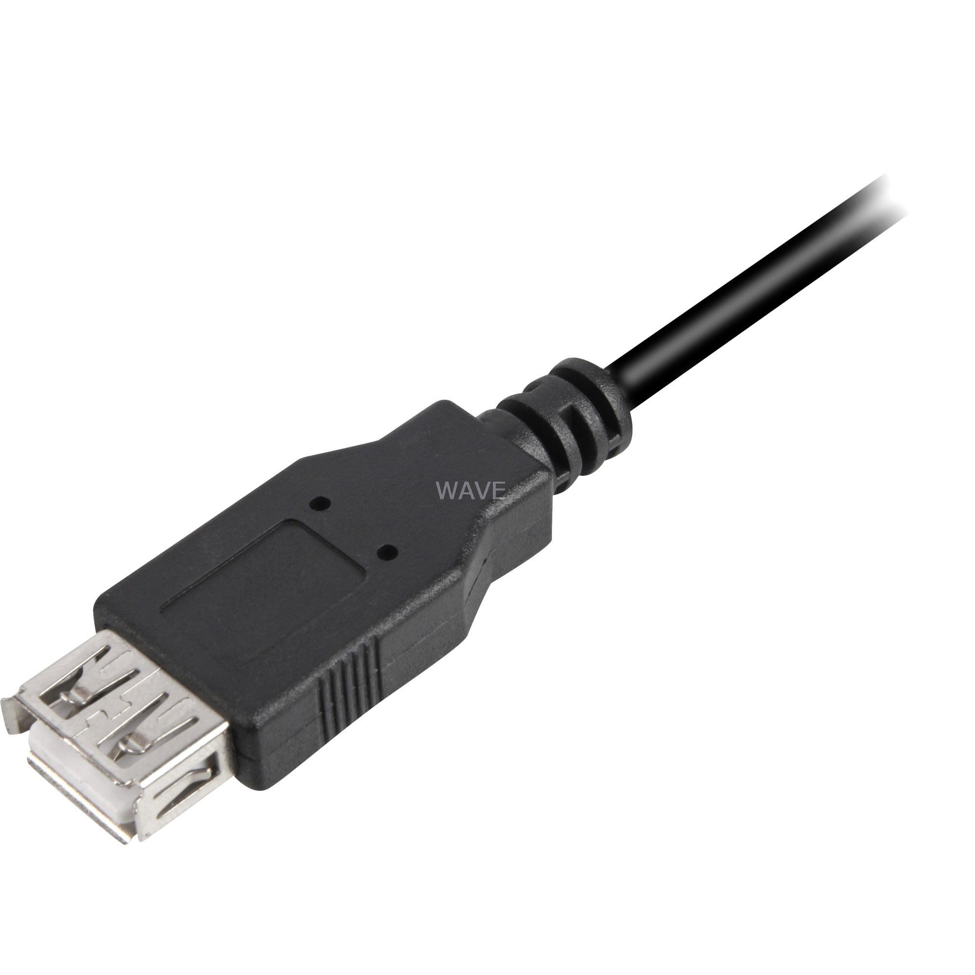 Sharkoon usb 2.0 verlengkabel (zwart, 2 meter, dubbele afscherming)