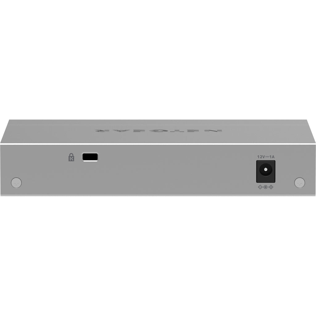 Netgear 5-poorts multi-gigabit 2,5g ethernet unmanaged switch, ms105 (grijs)