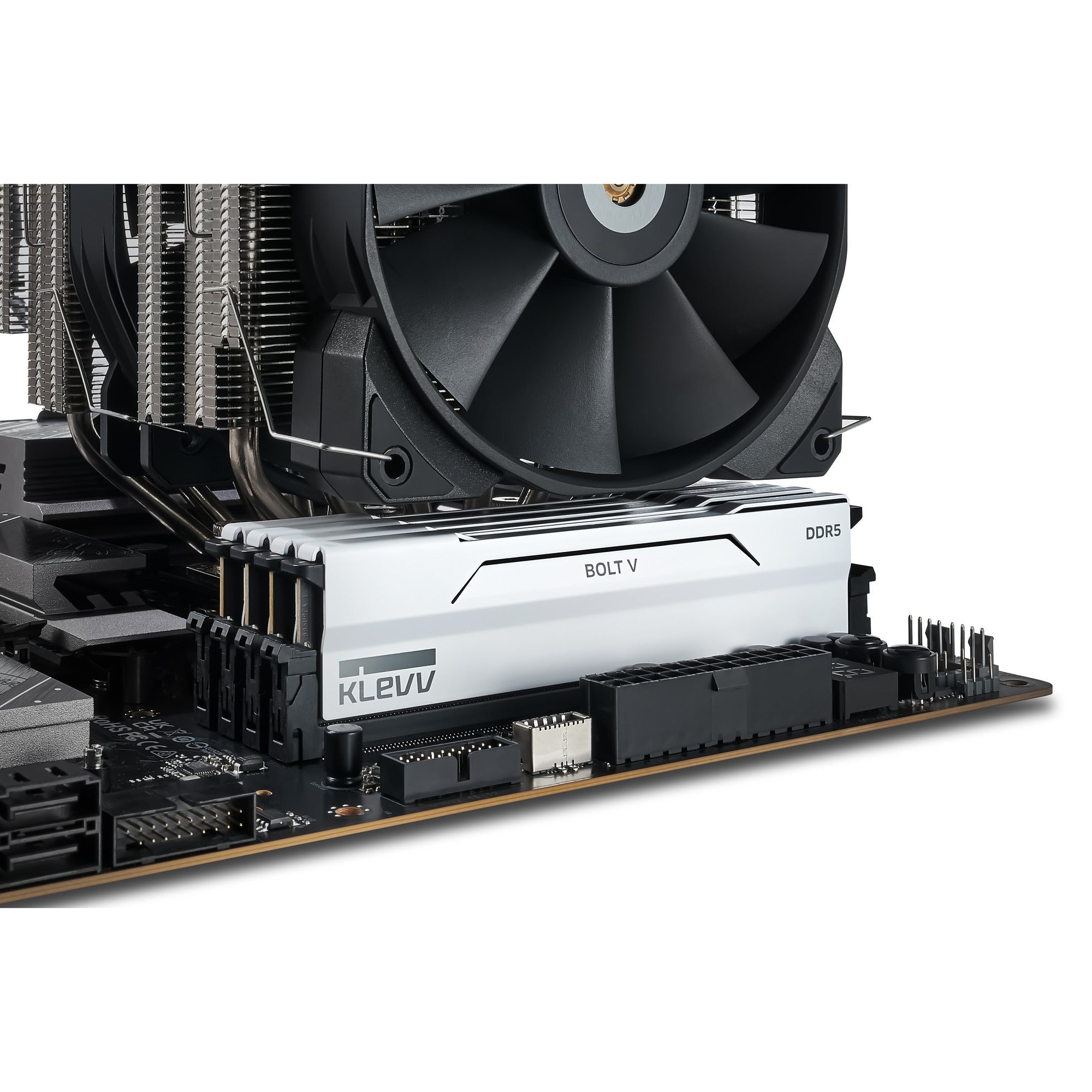 Klevv bolt v 32 gb ddr5-6000 (2x 16 gb) werkgeheugen (wit, kd5agua80-60a300i, xmp 3.0, expo)