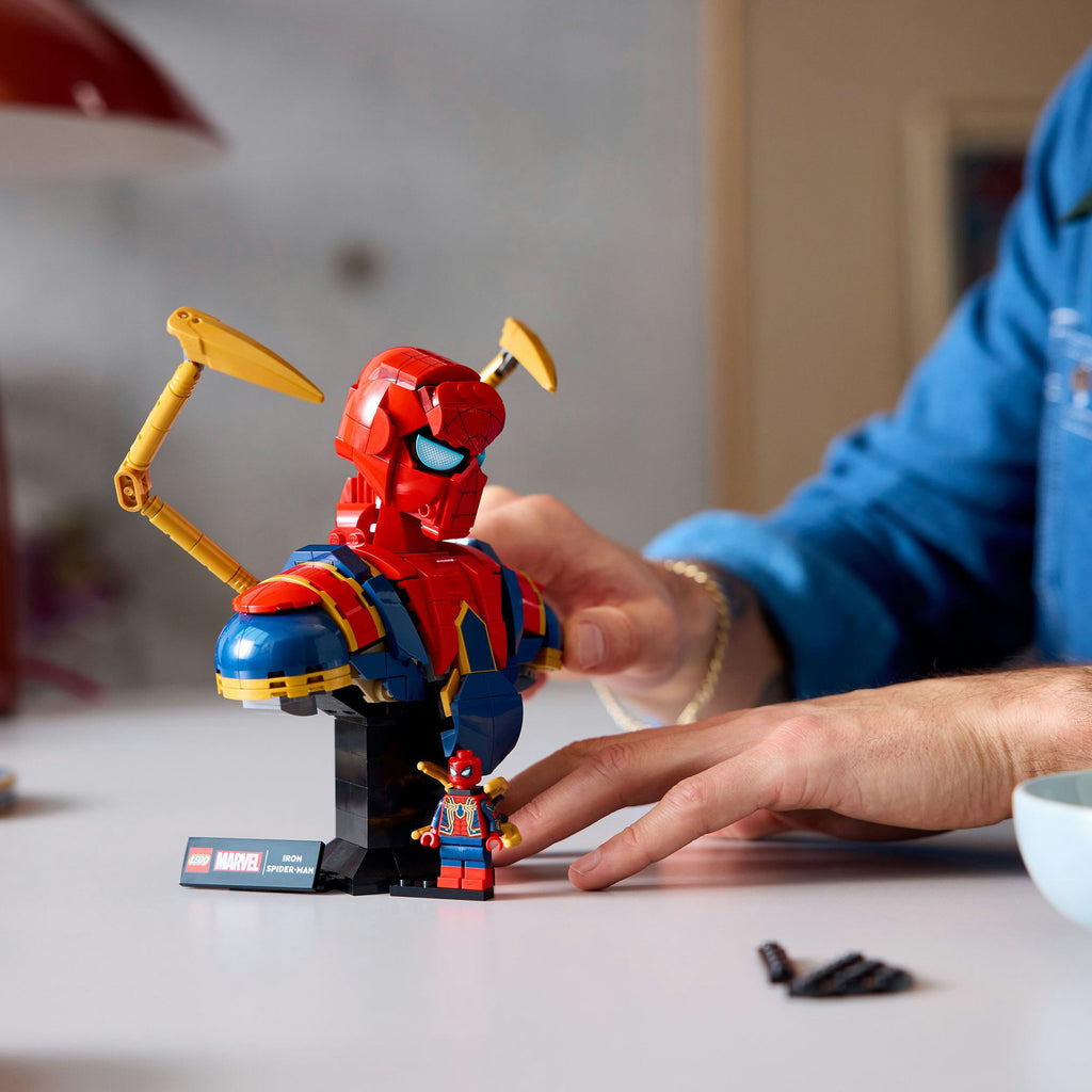 Lego Superhelden 76326 Iron Spider-Man Büste