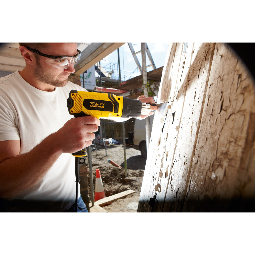 Stanley fatmax 2000w heteluchtpistool met kitdoos (geel zwart)