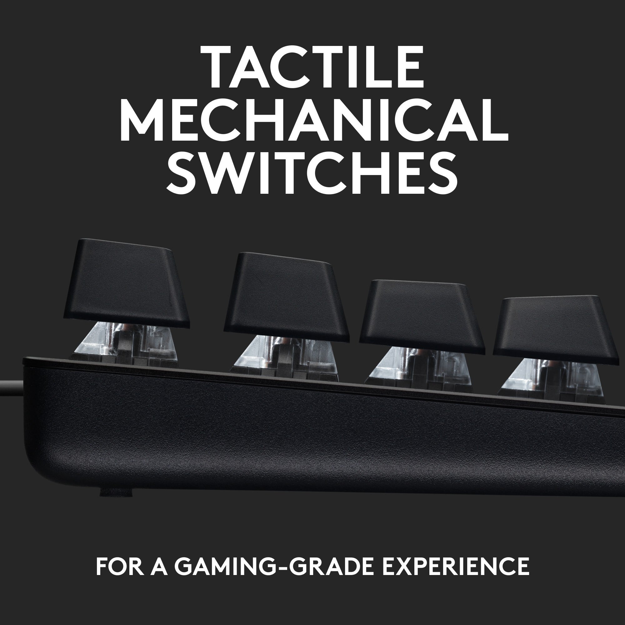 Logitech g413 tkl se mechanisch gaming toetsenbord (zwart, us-international lay-out (qwerty), gl tactile, 80% (tkl))