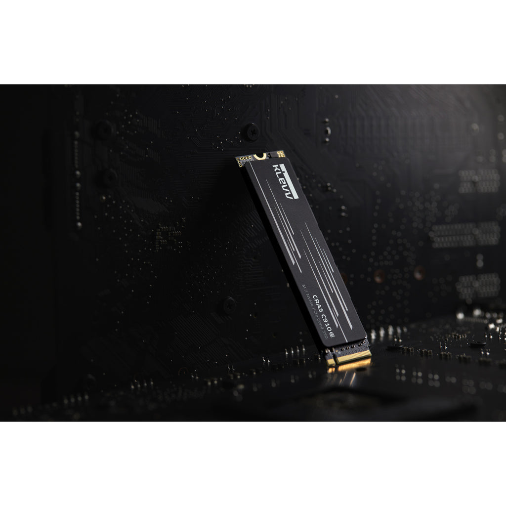 Klevv cras c910g 4 tb ssd (zwart, k04tbm2sp0-10g, pcie gen 4.0 x4, nvme 2.0)