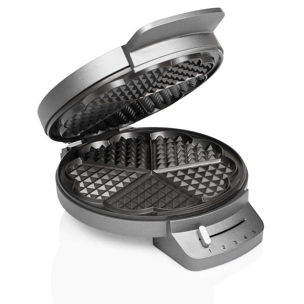 Princess 132380 wafelmaker deluxe wafelijzer (grijs)