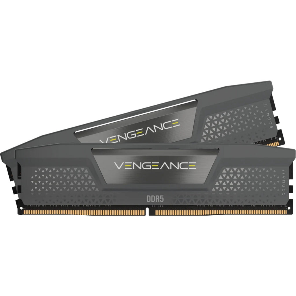 Corsair vengeance 64 gb ddr5-5600 (2x 32 gb) werkgeheugen (grijs, cmk64gx5m2d5600z40, xmp, expo)