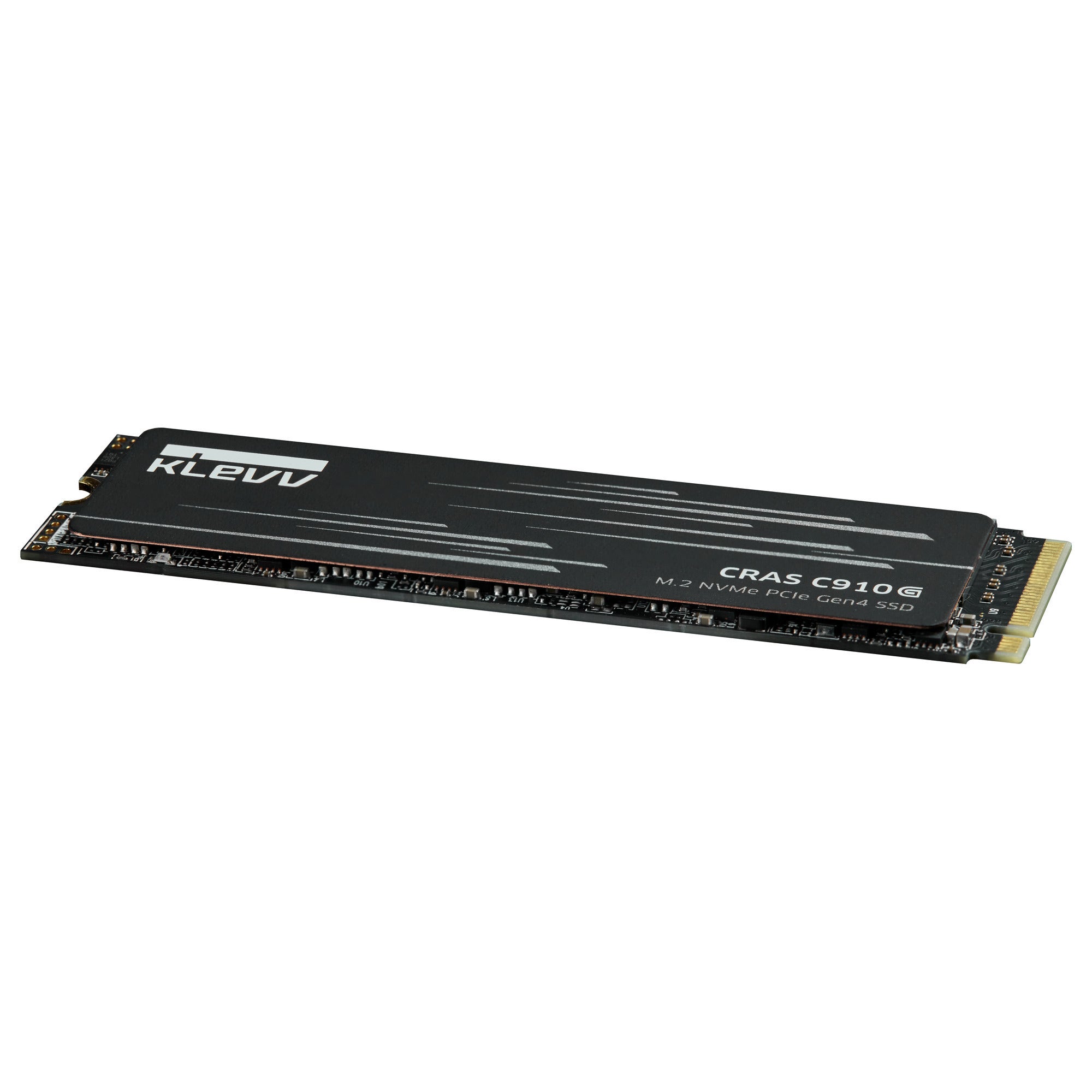Klevv cras c910g 4 tb ssd (zwart, k04tbm2sp0-10g, pcie gen 4.0 x4, nvme 2.0)