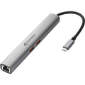 Sharkoon officepal combo adapter dockingstation (grijs)