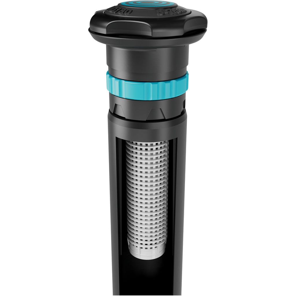 Gardena pop-up sprinkler md180 sproeier (zwart grijs, sproeiafstand tussen 5 m en 7,5 m)