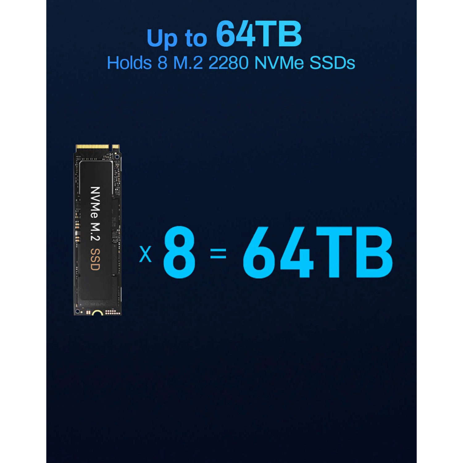 Terramaster f8 ssd nas (zwart, 1x 10gbe, hdmi, usb)