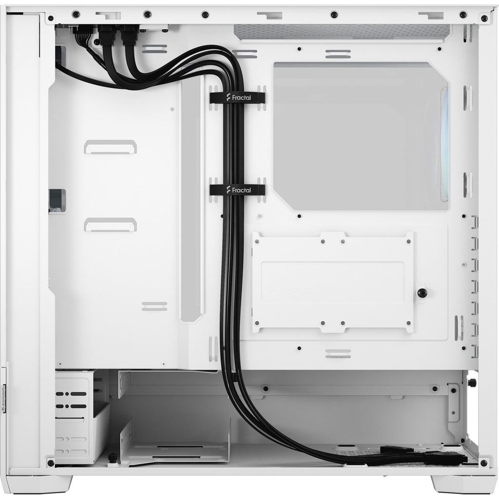 Fractal design pop air rgb midi tower behuizing (wit | 2x usb-a | rgb | tempered glass)