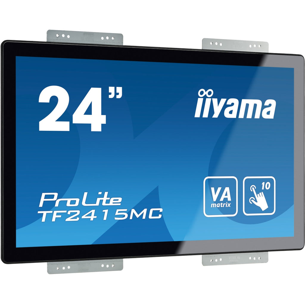 Iiyama prolite tf2415mc-b2 23.8 touchscreen monitor (zwart, 1x displayport, 1x hdmi, 1x vga)