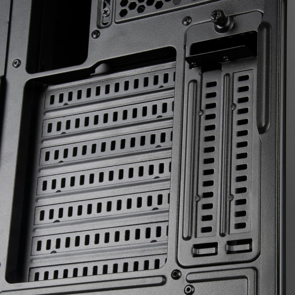Silverstone fara r1 v2 midi tower behuizing (zwart | 3x usb-a | tempered glass)