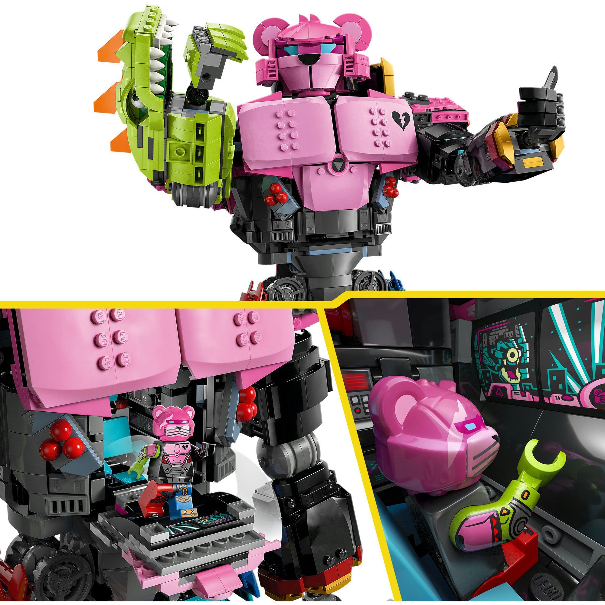 Lego fortnite - mecha team leader constructiespeelgoed (77078)