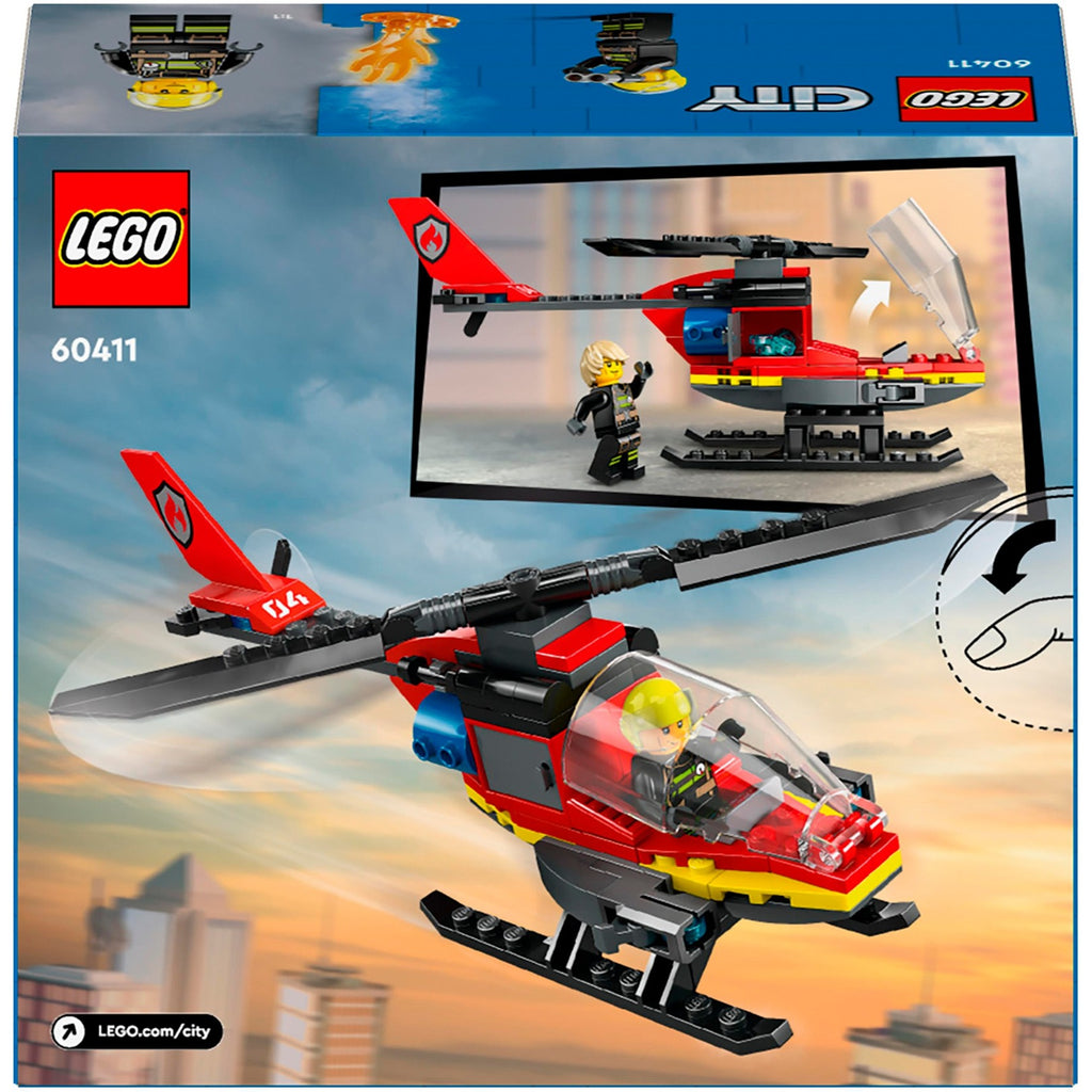 Lego city 60411 brandweerhelikopter