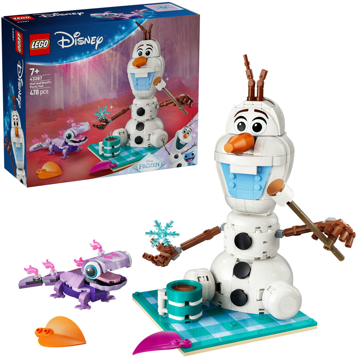 Lego disney princess 43287 olaf en bruni's picknickplezier