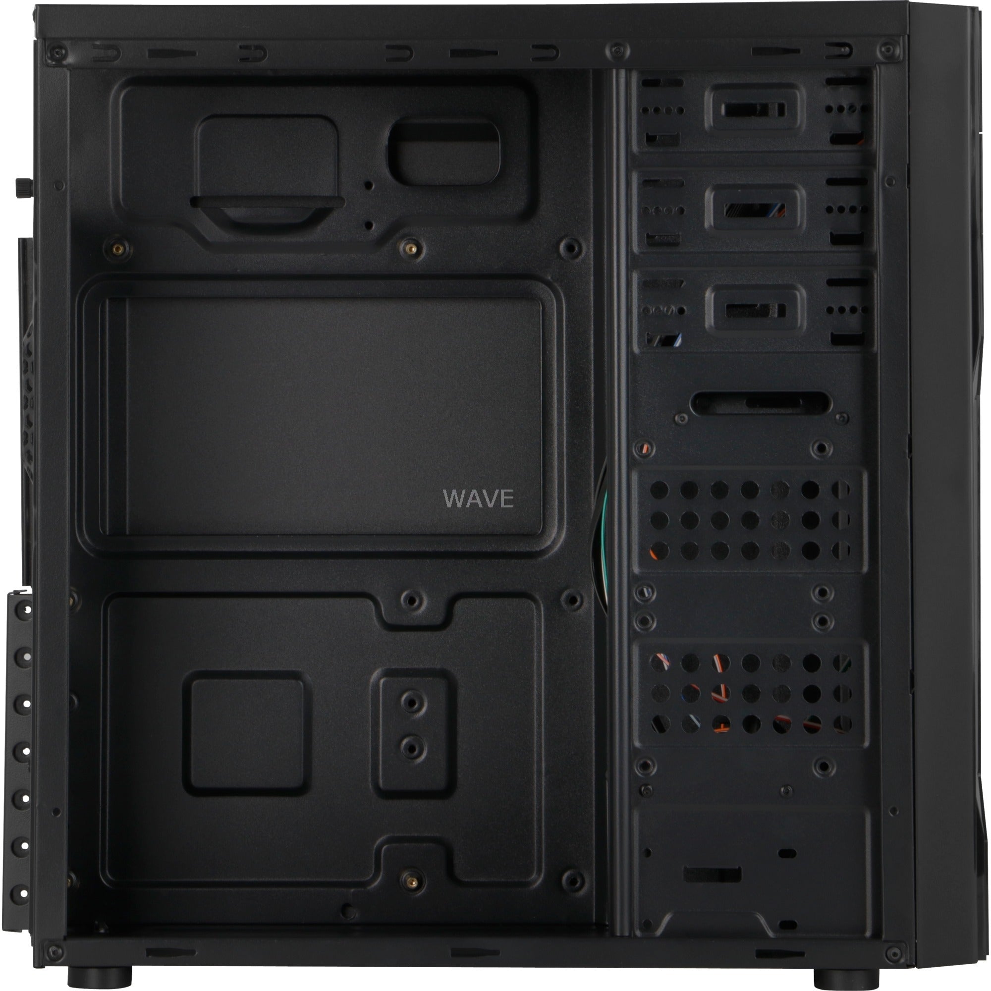 Inter-tech b-42 midi tower behuizing (zwart | 2x usb-a)