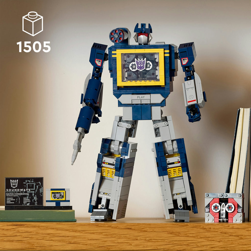 LEGO Icons - Transformers: Soundwave Konstruktionsspielzeug (10358)