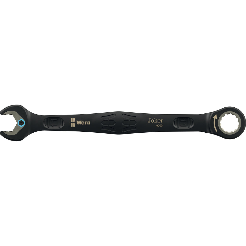 Wera 6000 joker black edition 11 set 1 steek-ringratelsleutelset, 11‑delig moersleutel (zwart)