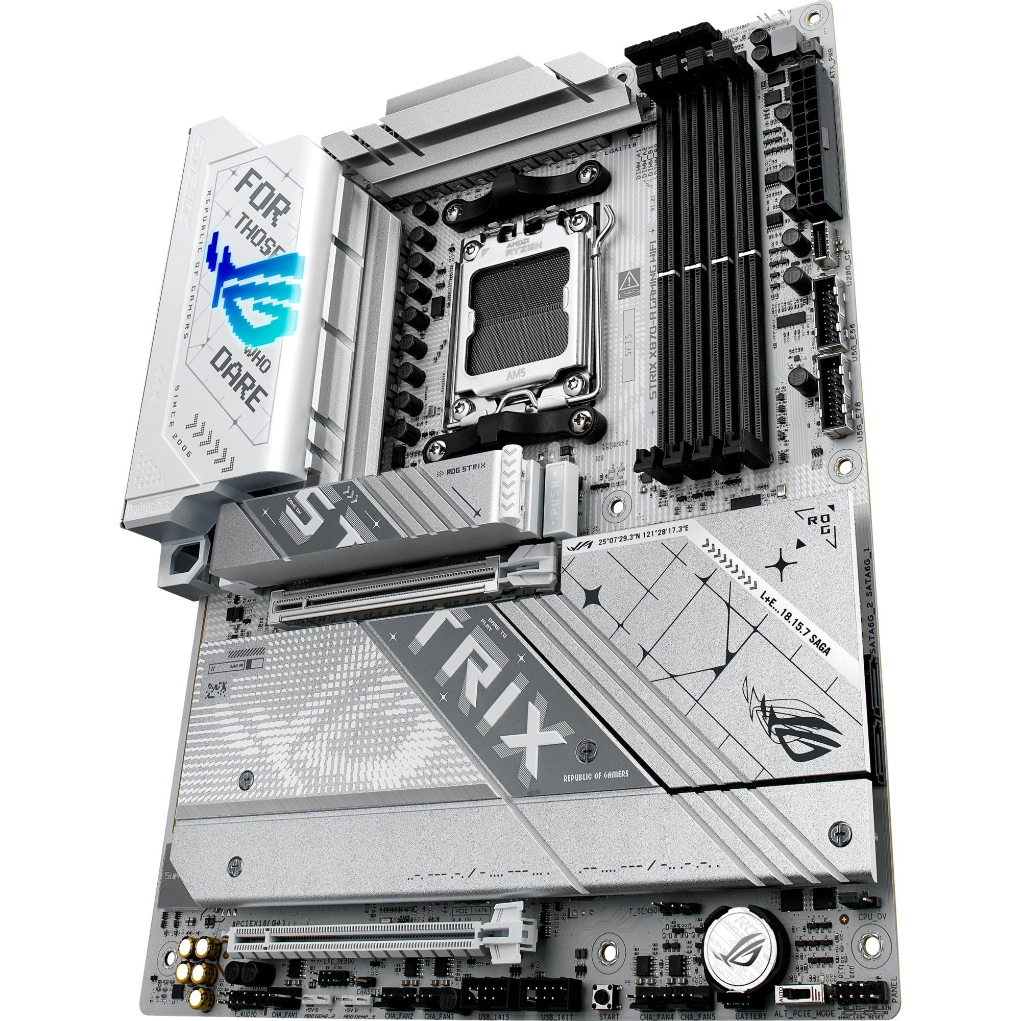Asus rog strix x870-a gaming wifi socket am5 moederbord (2,5gb-lan, wi-fi 7, bt, sound, atx)