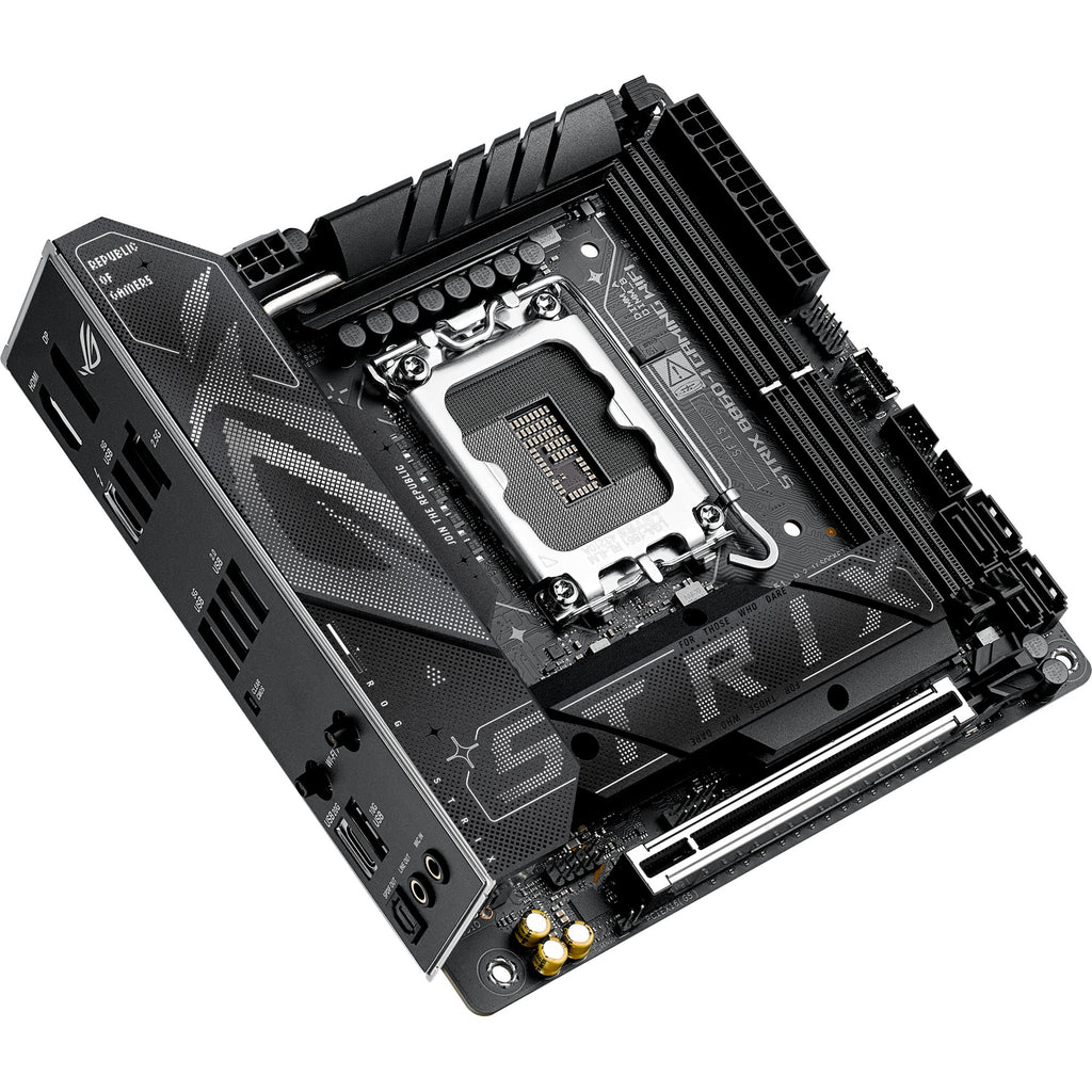 Asus rog strix b860-i gaming wifi socket 1851 moederbord (raid, 2.5 gb-lan, wi-fi 7, bt, sound, mini-itx)