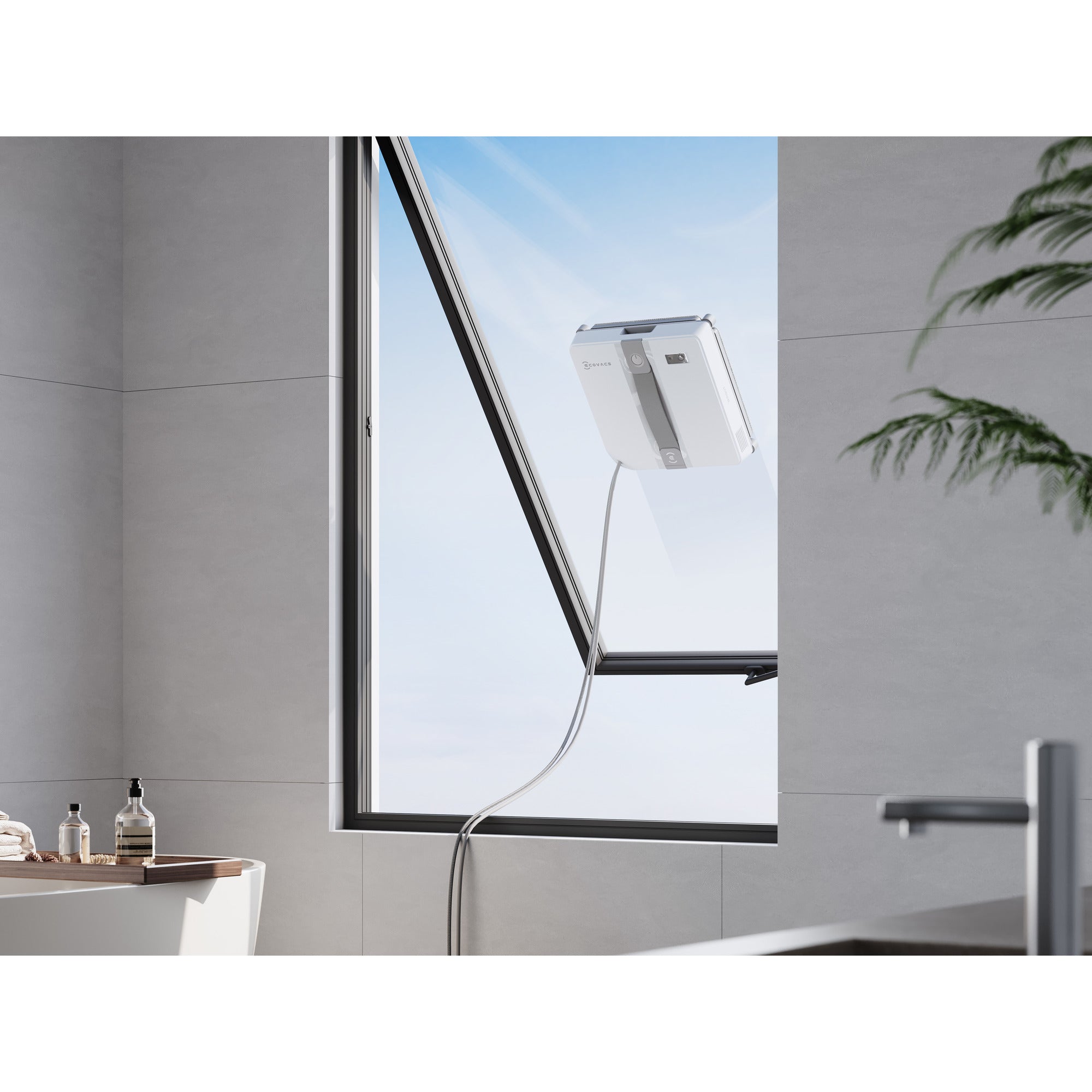 Ecovacs winbot mini raamreiniger (grijs, 3200pa)