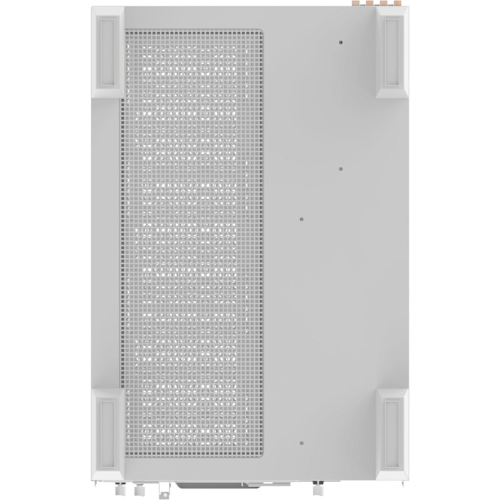Thermaltake view 380 ws argb snow midi tower behuizing (wit houtkleur | 2x usb-a | 1x usb-c | rgb | tempered glass)