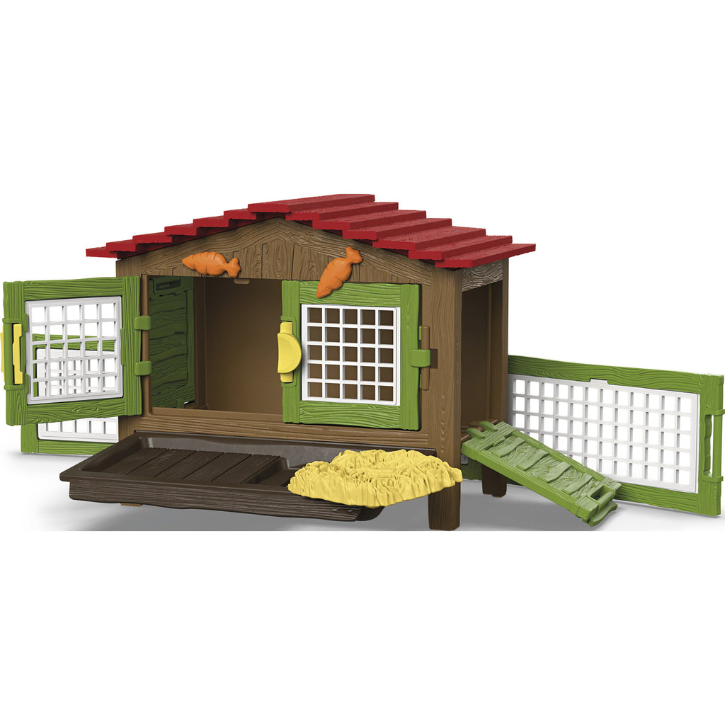 Schleich farm world - konijnenhok speelfiguur (42728)