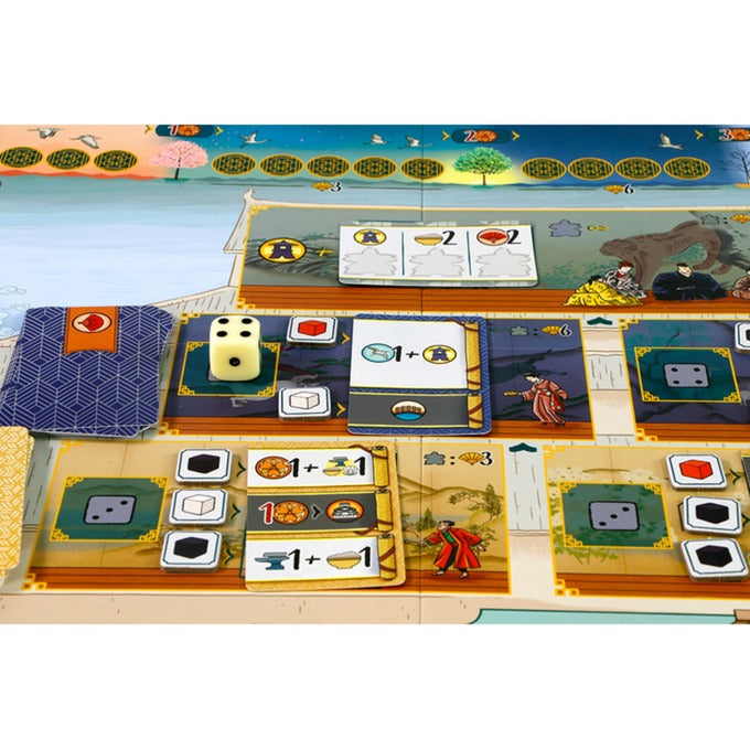 999games 999 games het witte kasteel van himeji bordspel (nederlands, 1 - 4 spelers, 80 minuten, vanaf 12 jaar)