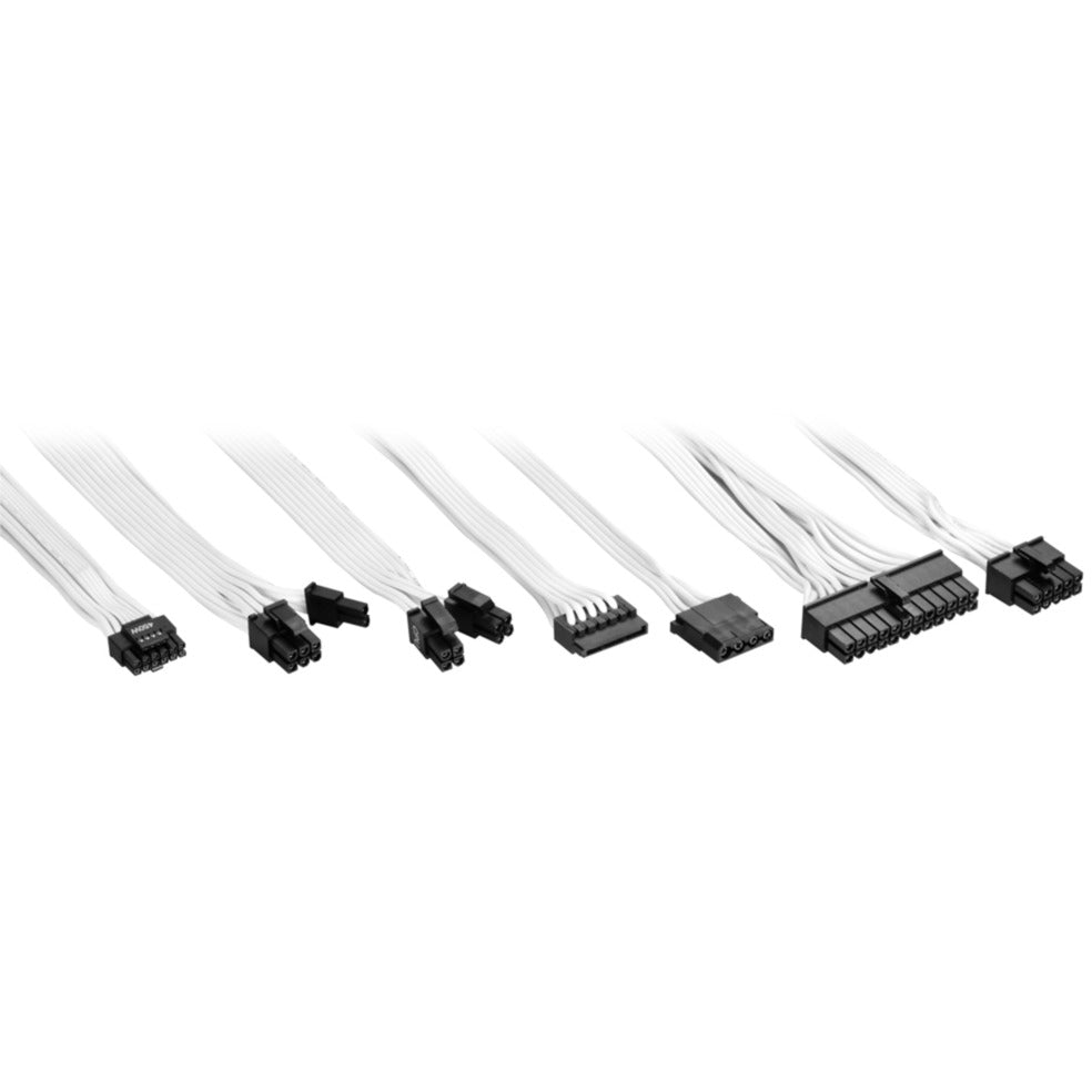 Sharkoon rebel p20 750 white modulaire 750 watt voeding (wit, 1x 12v-2x6, 4x pcie)