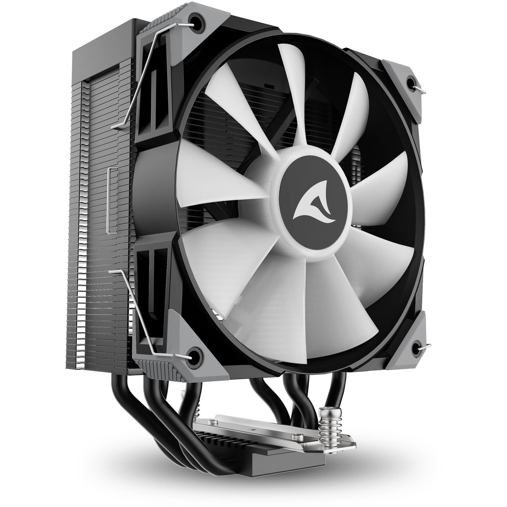 Sharkoon a40 rgb cpu-koeler (zwart, 4-pins pwm fan-connector)