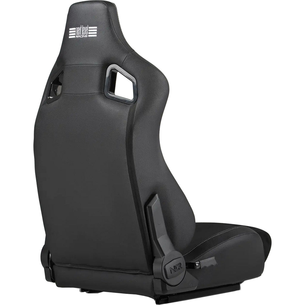 Next level racing ers4 elite reclining seat - pu leder suède edition gamestoel (zwart)