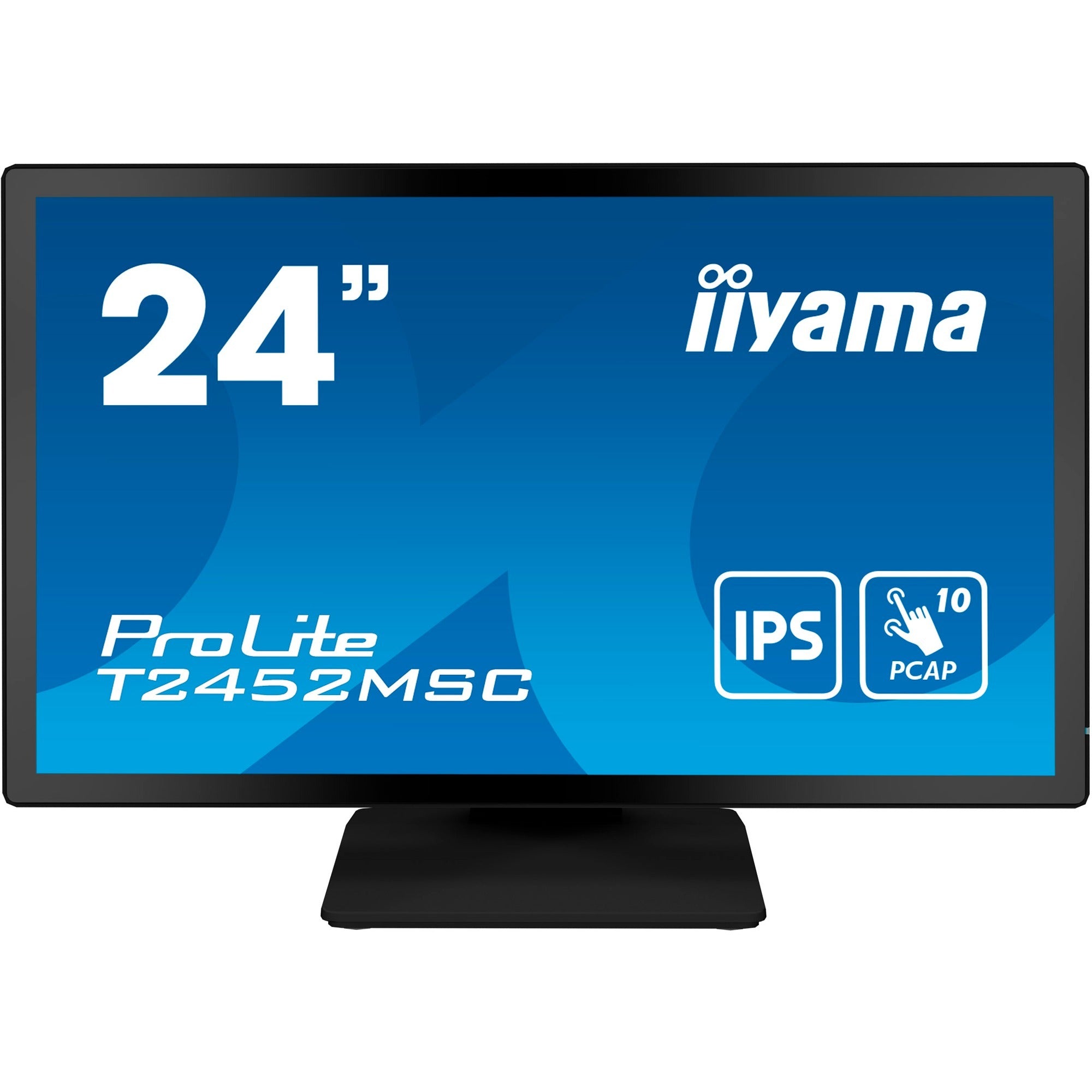 Iiyama prolite t2452msc-b1 23.8 touchscreen monitor (zwart, hdmi, displayport, 2x usb-a, usb-b)
