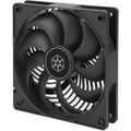 Silverstone air penetrator 120i case fan (zwart, 120 x 120 x 25 mm)