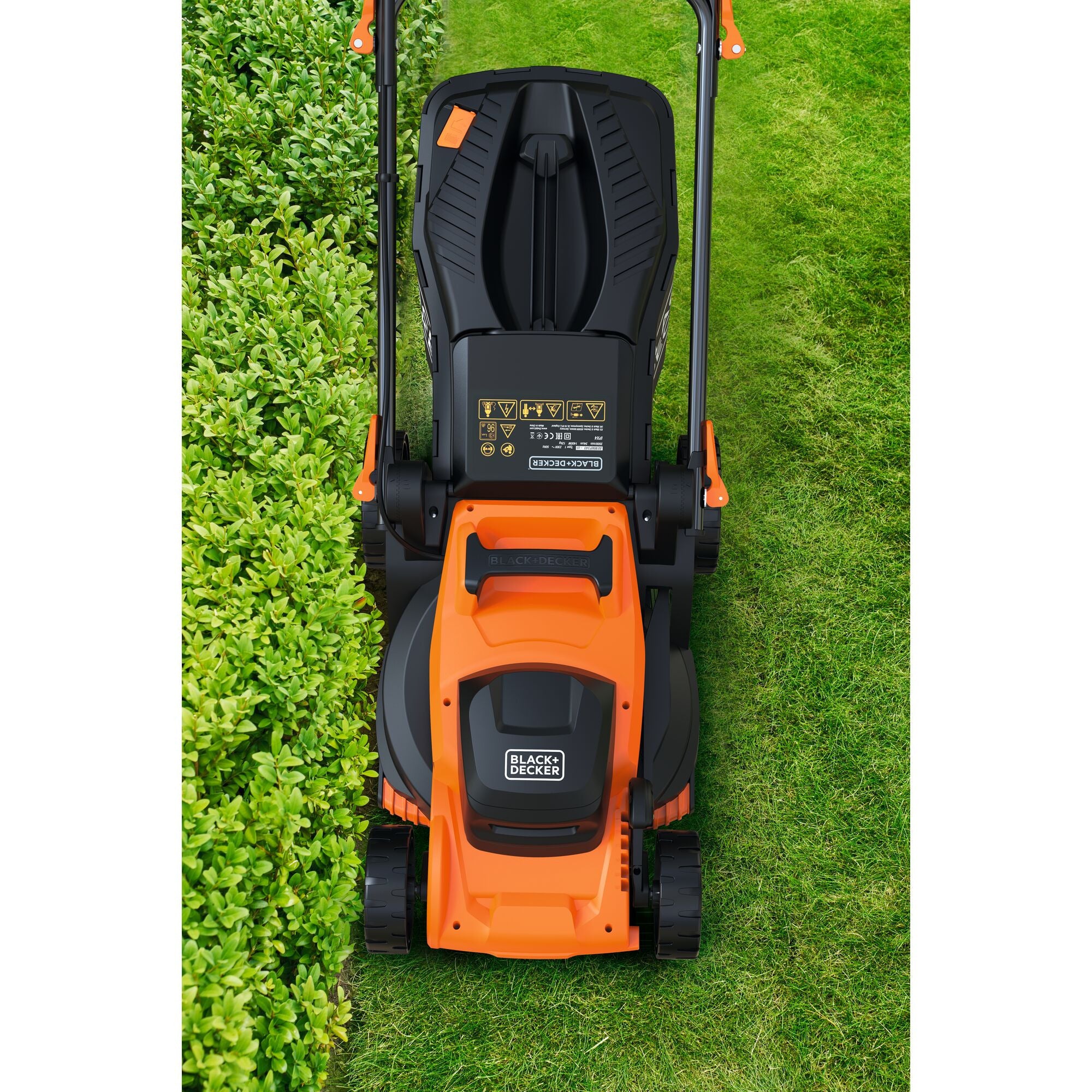 Black+decker bemwp340 grasmaaier (oranje zwart, 34 cm, 1400w)