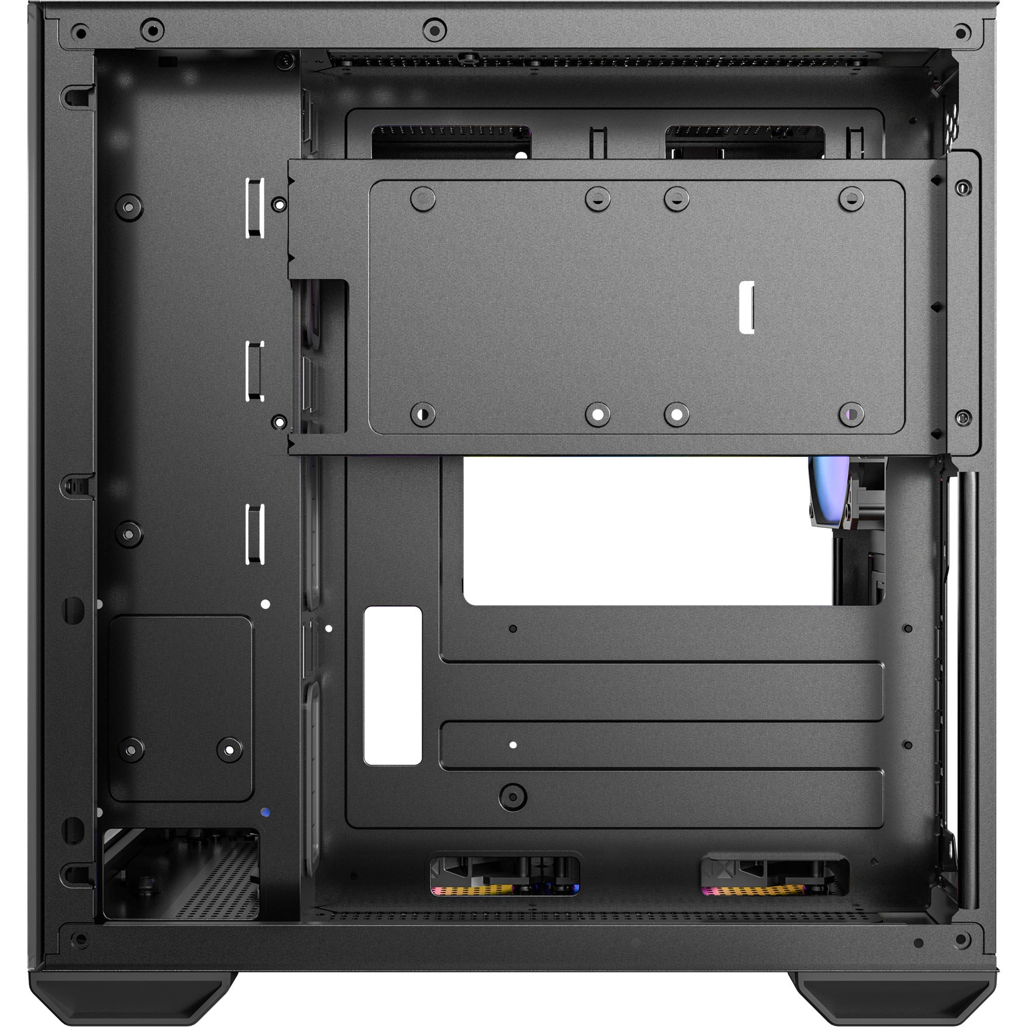 Antec cx60m argb mini tower behuizing (zwart | 3x usb-a | rgb | tempered glass)