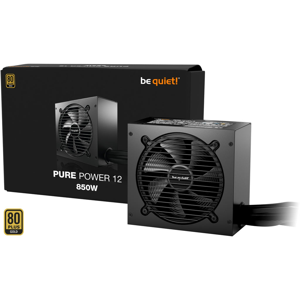 Be quiet! pure power 12 850 watt voeding (zwart, 3x pcie)