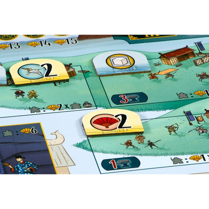 999games 999 games het witte kasteel van himeji bordspel (nederlands, 1 - 4 spelers, 80 minuten, vanaf 12 jaar)