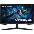 Samsung odyssey g5 g55c 27 curved gaming monitor (zwart, hdmi, displayport, 165 hz)