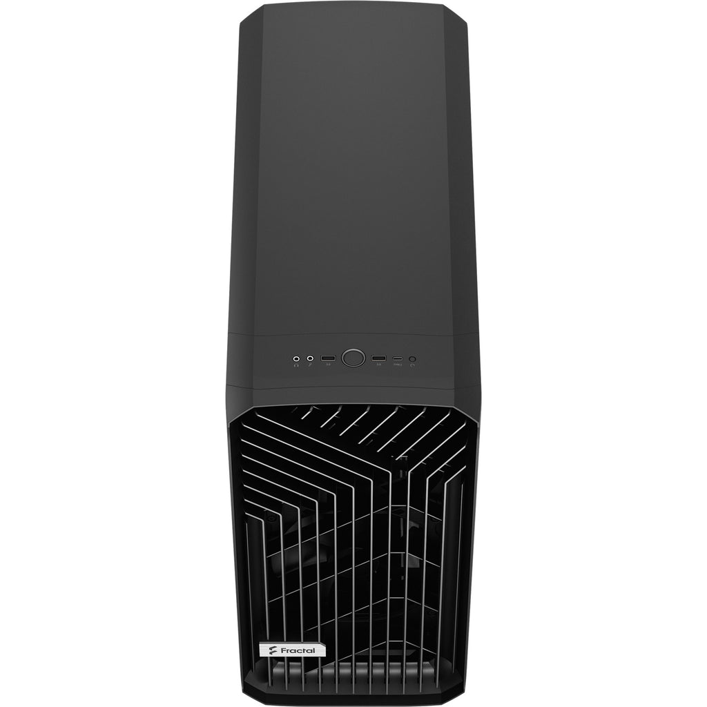 Fractal design torrent black solid midi tower behuizing (zwart | 2x usb-a | 1x usb-c)
