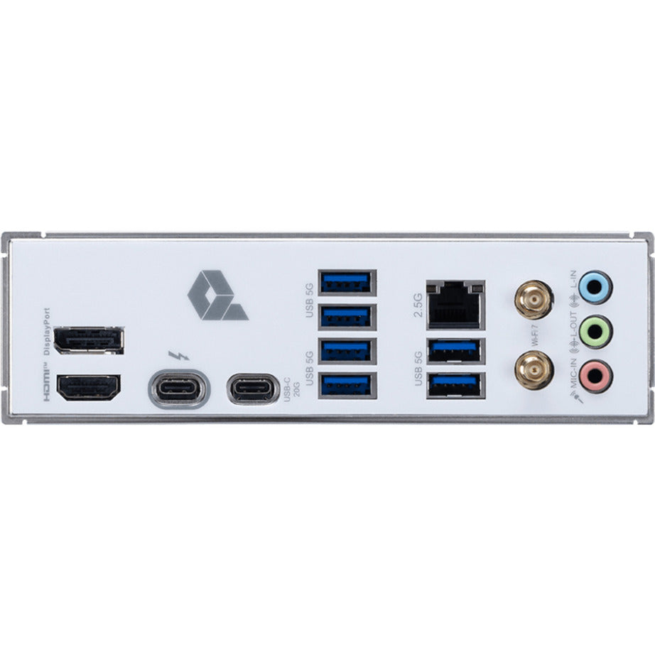 Msi pro z890-s wifi pz socket 1851 moederbord (wit zilver, 2.5gb-lan, wi-fi 7, bt, sound, atx)