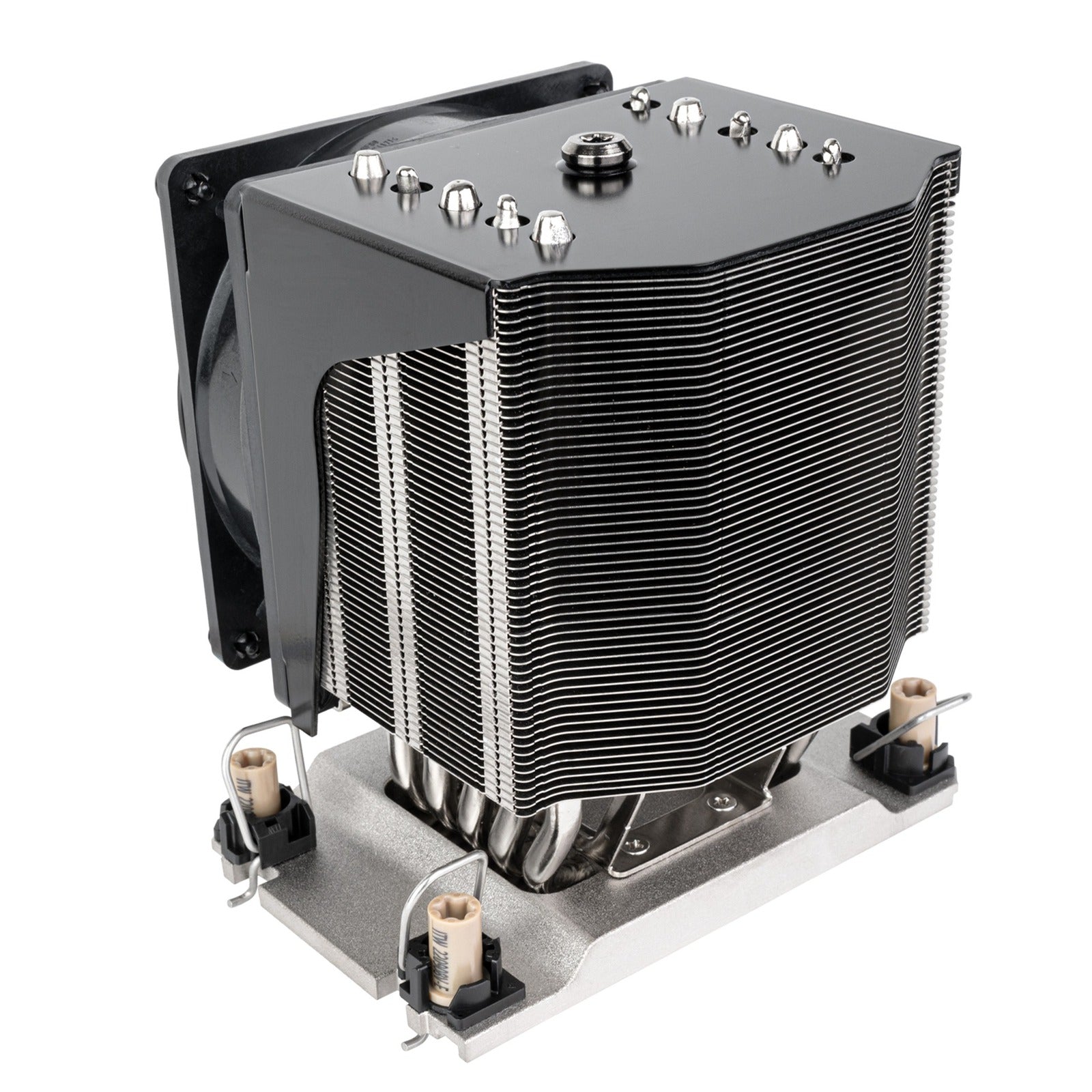 Silverstone sst-xe04-4677vb cpu-koeler (zwart, 4-pins pwm fan-connector)