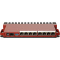 Mikrotik l009uigs-rm router (donkerrood, qualcomm ipq-5018 cpu, poe, sfp)