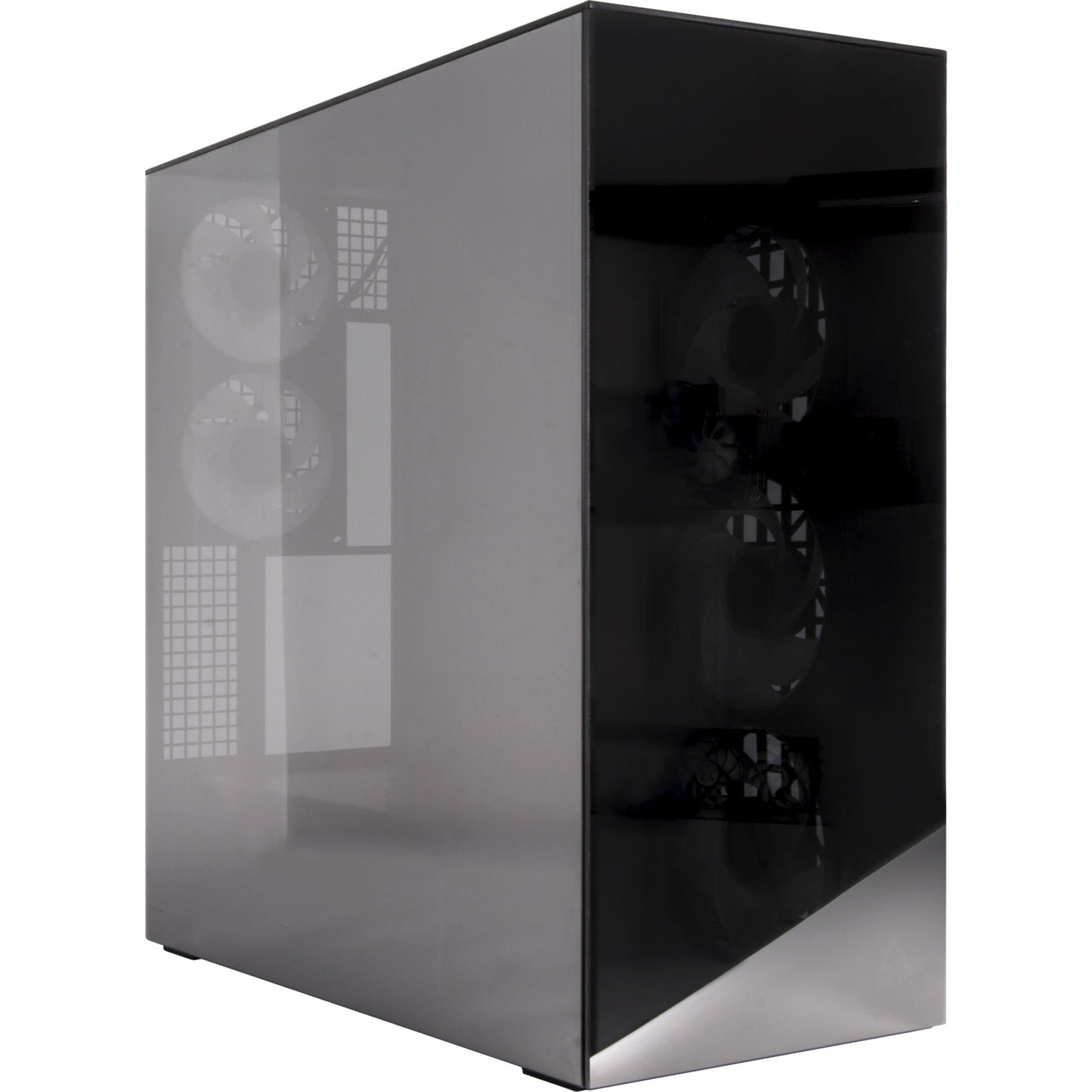 Arctic xtender midi tower behuizing (zwart | 2x usb-a | 1x usb-c | rgb | tempered glass)