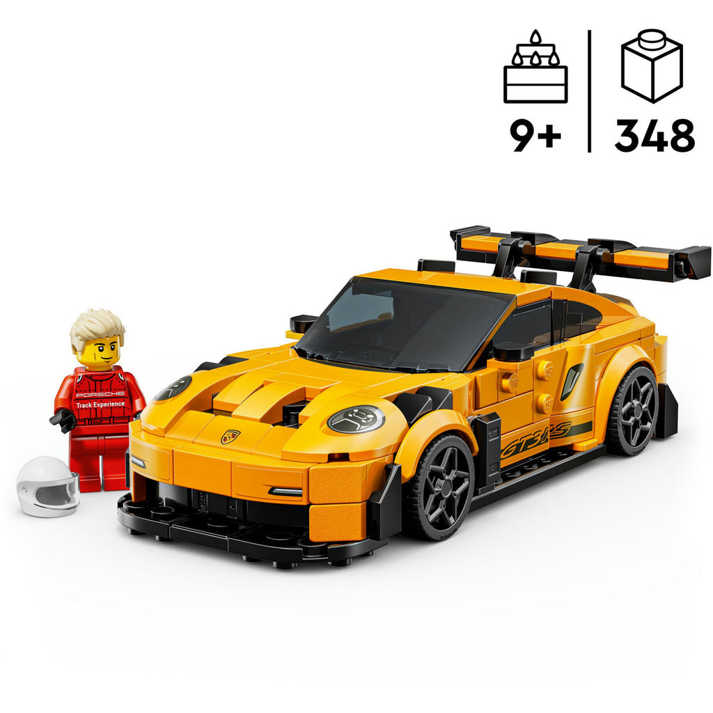 Lego speed champions - porsche 911 gt3 rs supercar constructiespeelgoed (77239)
