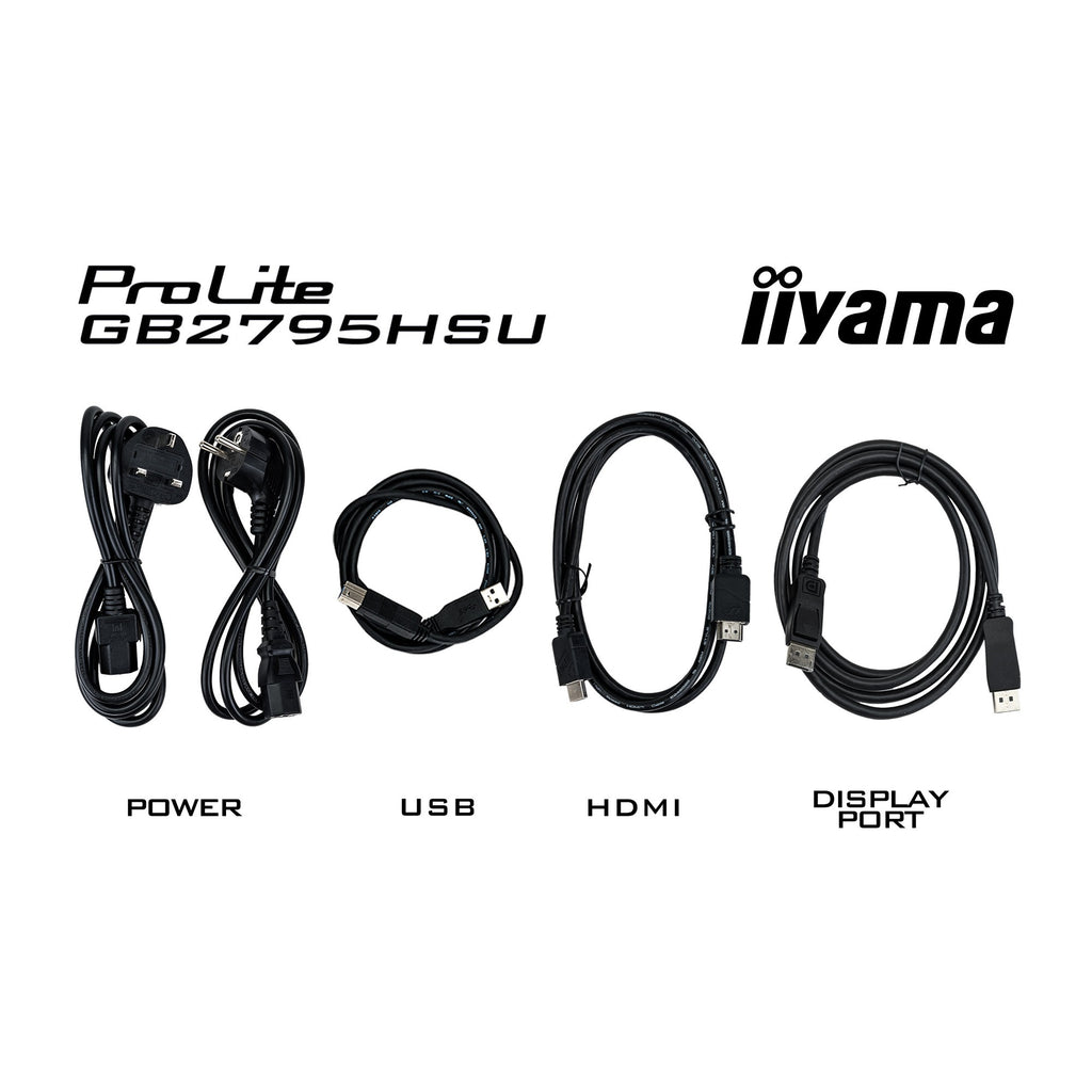 Iiyama g-master gold phoenix gb2795hsu-b1 27 gaming monitor (zwart, hdmi, displayport, 4x usb-a, 280 hz)