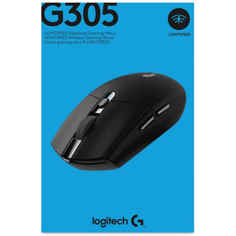 Logitech g305 lightspeed draadloze gaming muis (zwart, 200 - 12.000 dpi)