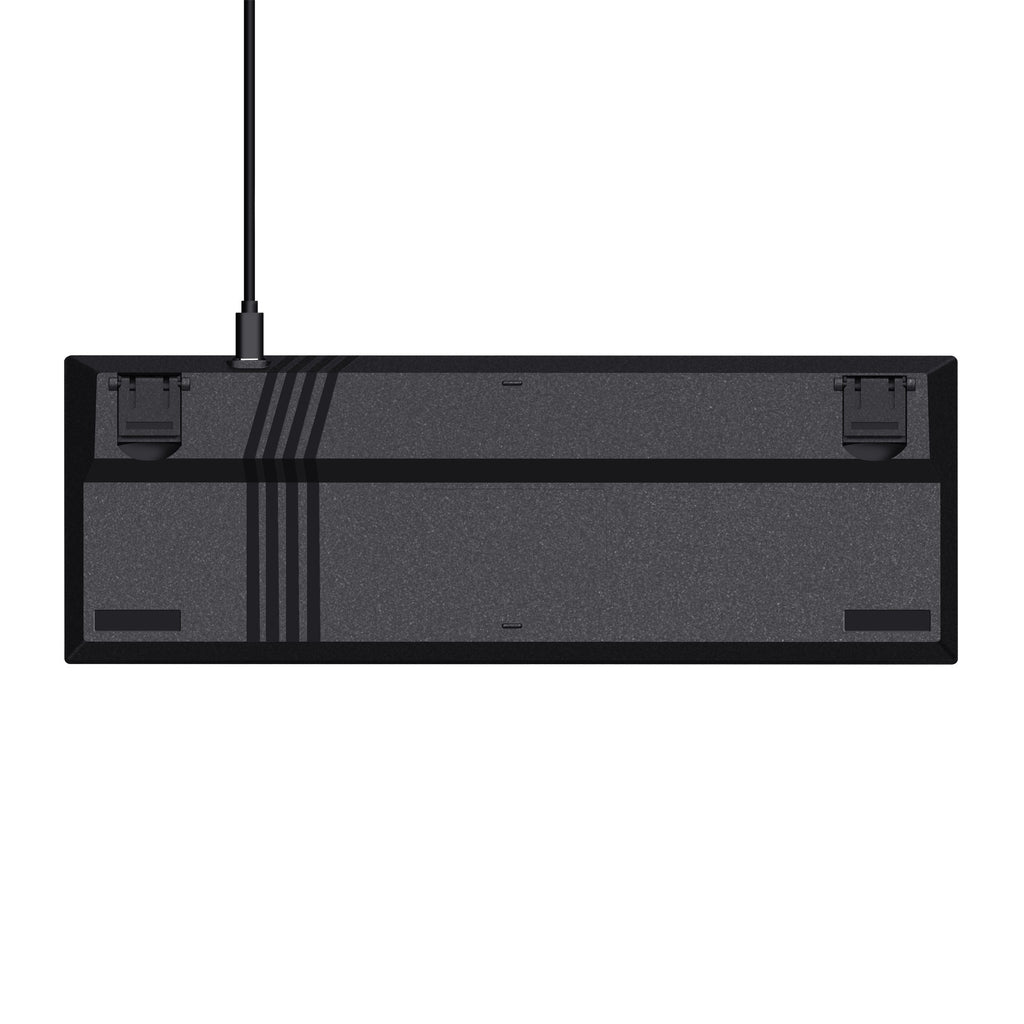 Trust gxt 867 acira 60% mini mechanisch gaming-toetsenbord, gaming toetsenbord (zwart, us lay-out, outemu red, 60%, rgb)