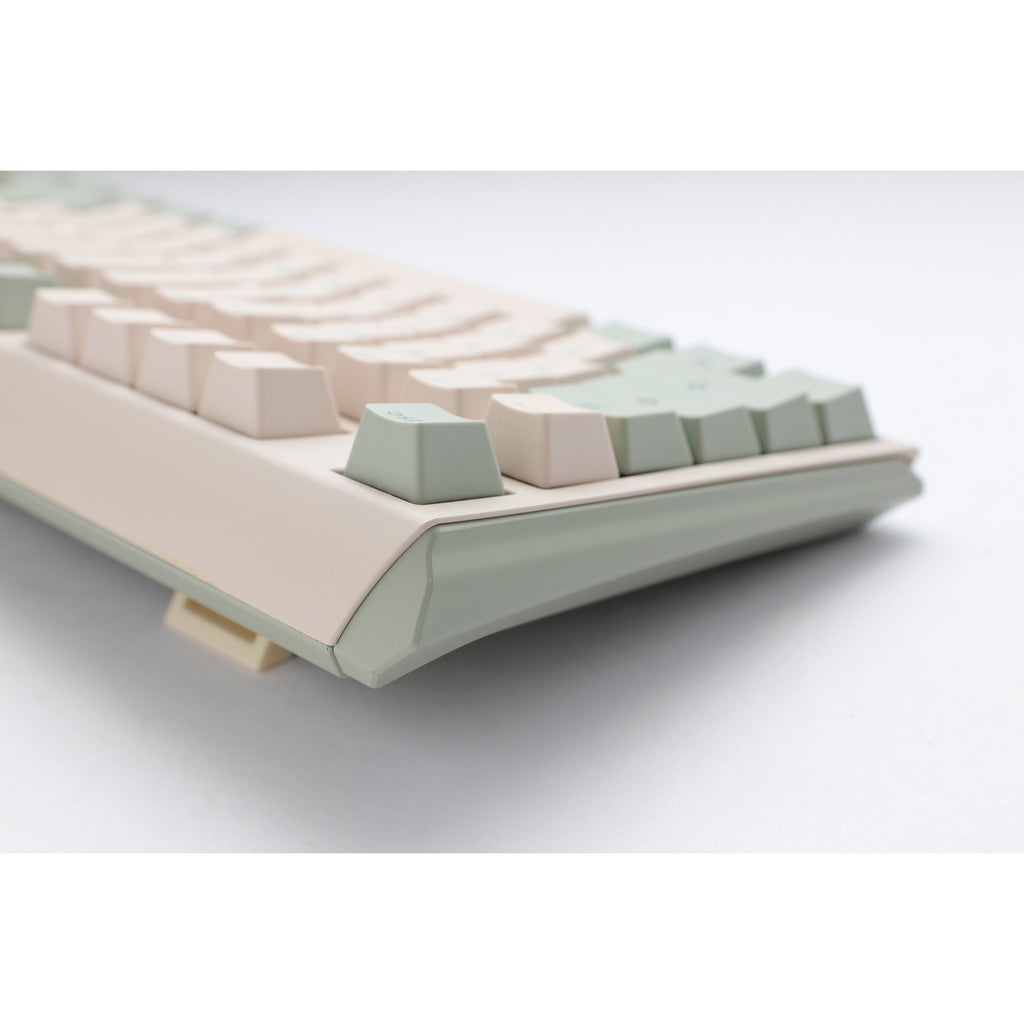 Ducky one 3 matcha, toetsenbord (crème groen, us lay-out, cherry mx brown, pbt double shot, hot swap)
