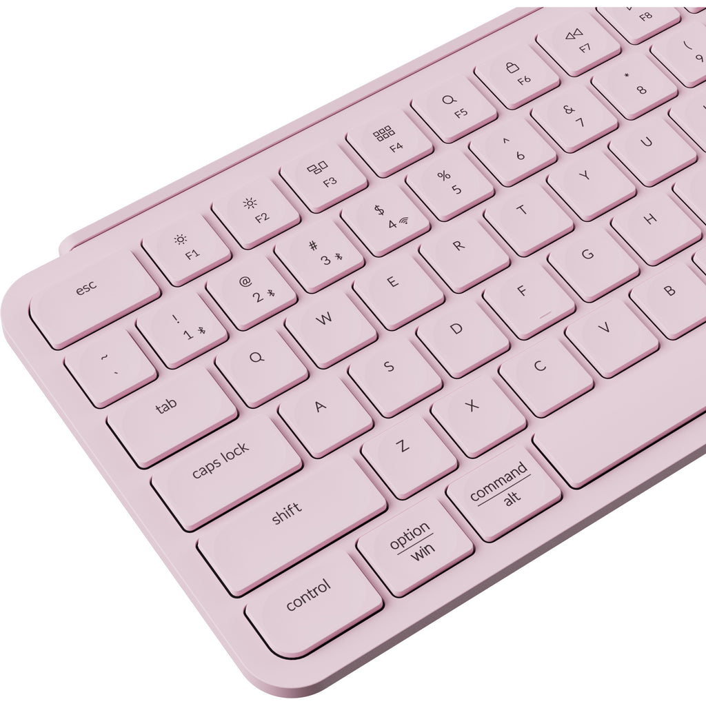 Keychron b1 pro-k4, toetsenbord (lichtroze, us-international, scissor switches, 75%, abs keycaps, 2.4ghz | bluetooth 5.2 | usb-c)