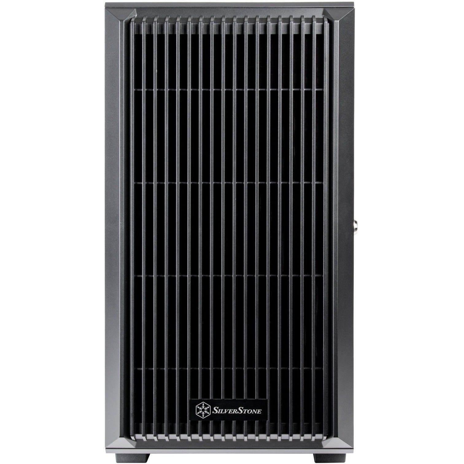 Silverstone cs382 mini tower behuizing (zwart | 2x usb-a | 1x usb-c)